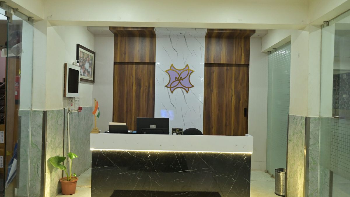 Reception at Hotel Moon Avenue near KIMS Medical