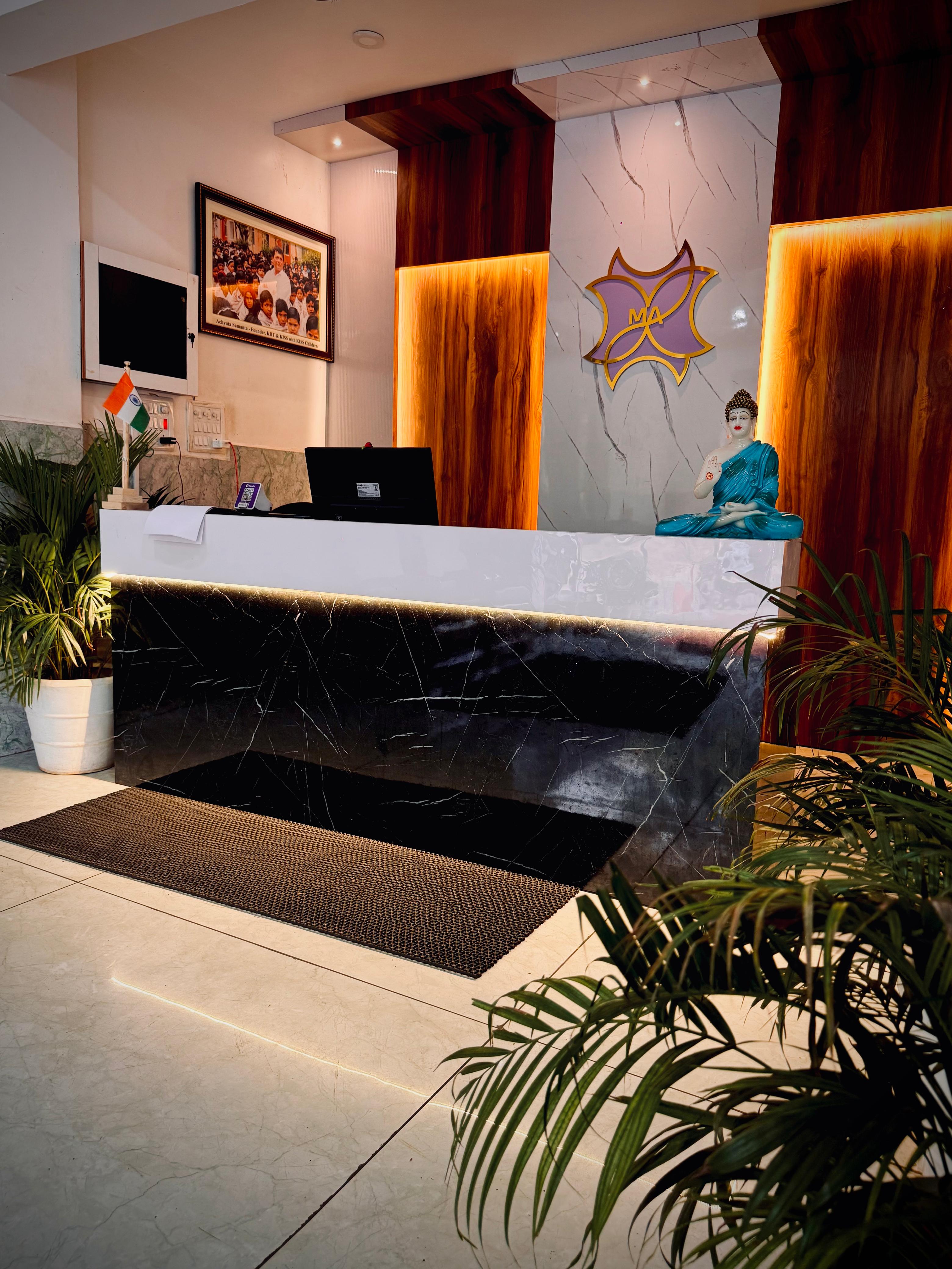 Reception and interior view at Hotel Moon Avenue Bhubaneswar